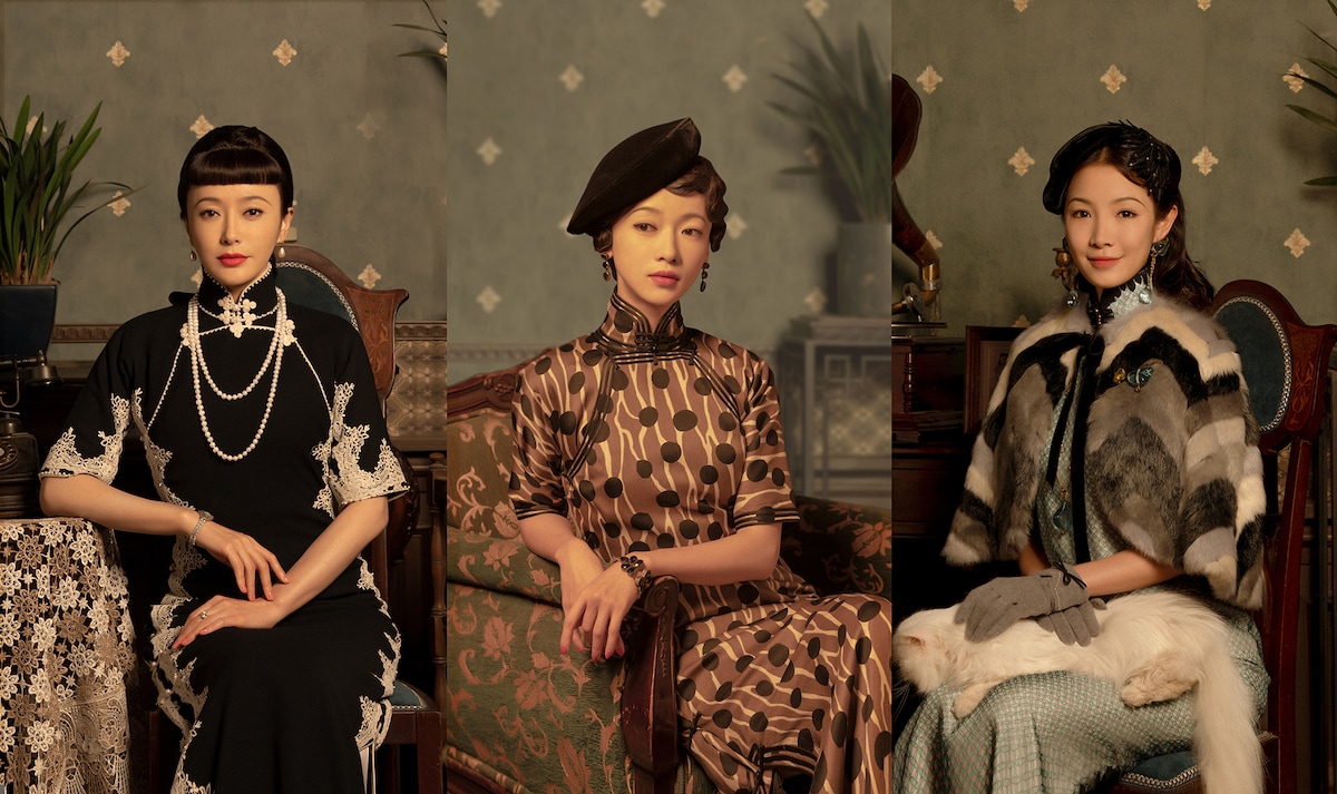 易家の三姉妹。左から長女・鐘霊、次女・鐘玉、三女・鐘秀。