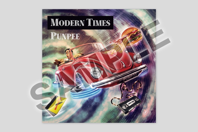 PUNPEEのサイン入り「MODERN TIMES」アナログ盤を合計3名にプレゼント