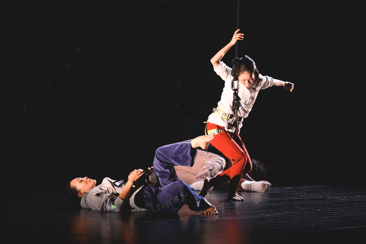 「Disco on the planet」舞台稽古の様子。