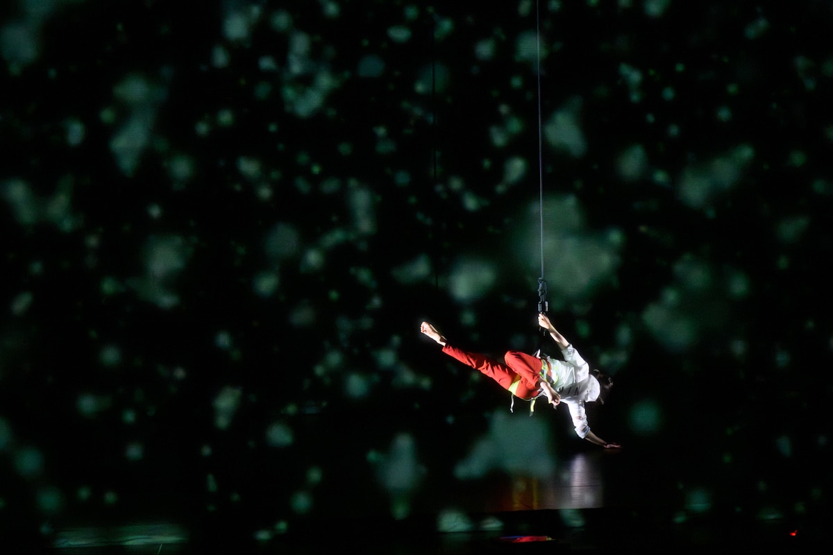 「Disco on the planet」舞台稽古の様子。