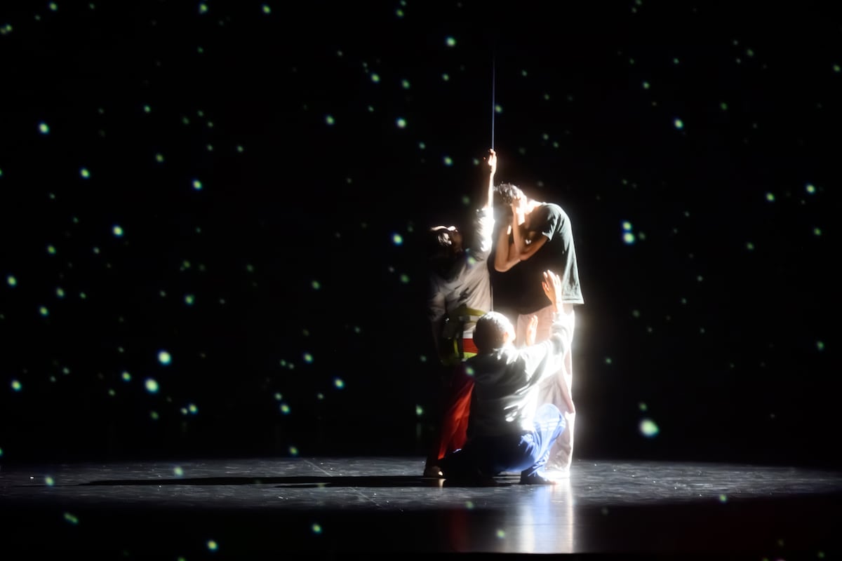 「Disco on the planet」舞台稽古の様子。