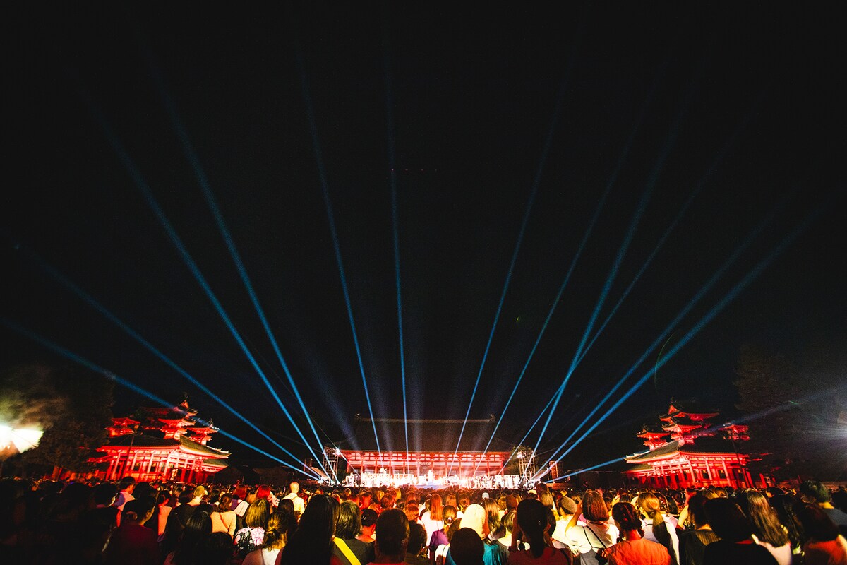 「平安神宮 奉納演奏 2023」の様子。