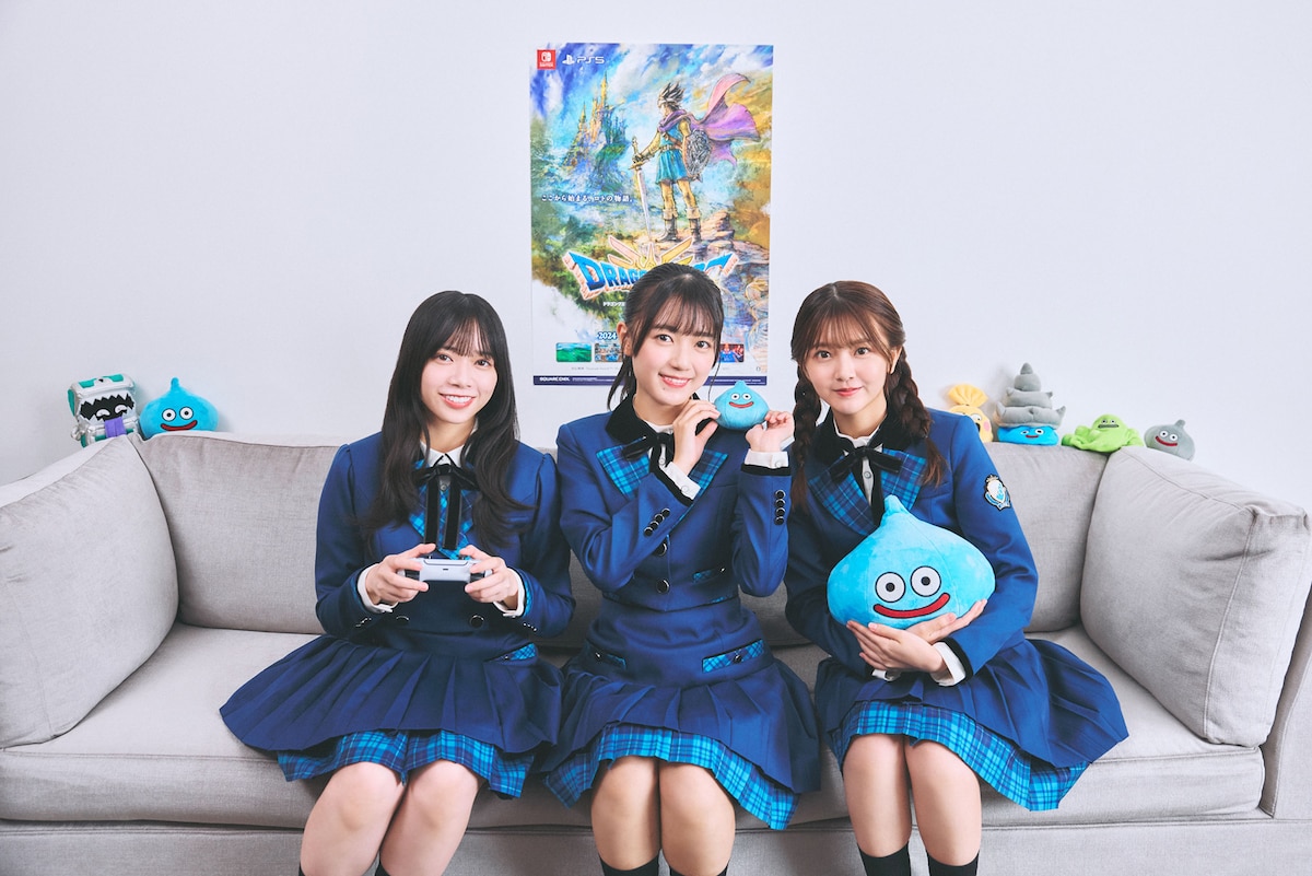 左から山口陽世、平尾帆夏、山下葉留花。