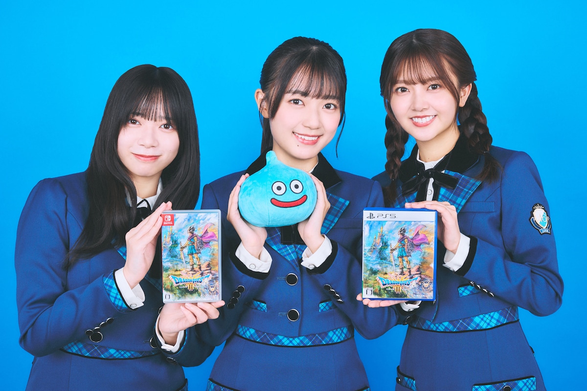 左から山口陽世、平尾帆夏、山下葉留花。