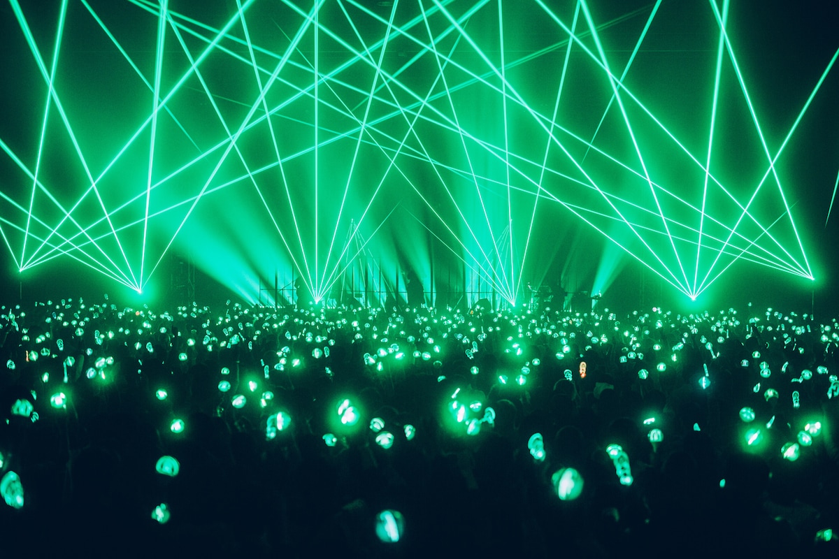 「DUSTCELL LIVE 2023『DAWN』」豊洲PIT公演の様子。