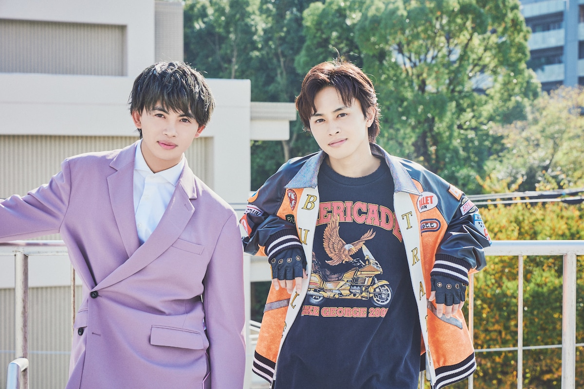 NAOYA(ONE N' ONLY)とタクヤ(超特急)。