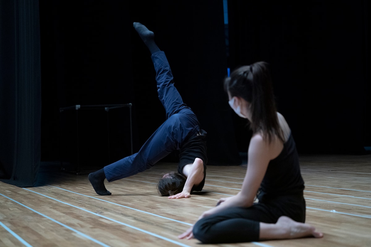 「浜辺のアインシュタイン」リハーサルの様子。(撮影:加藤甫)