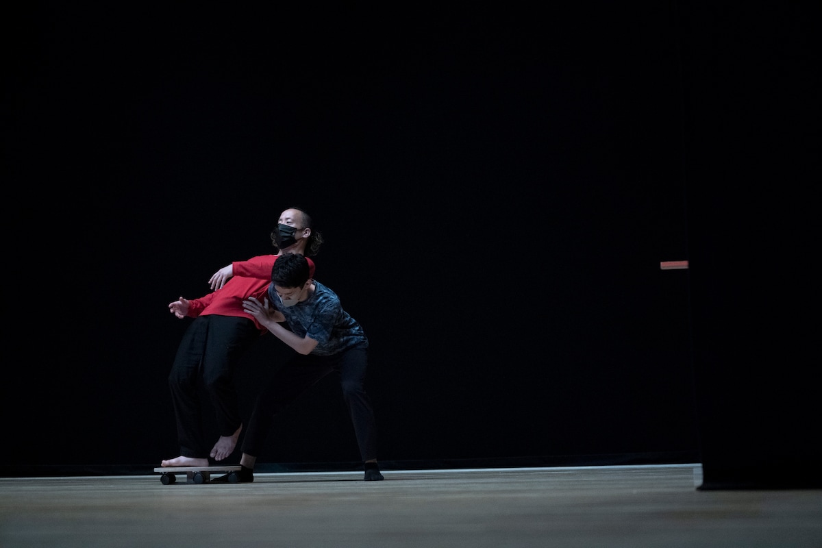 「浜辺のアインシュタイン」リハーサルの様子。（撮影：加藤甫）