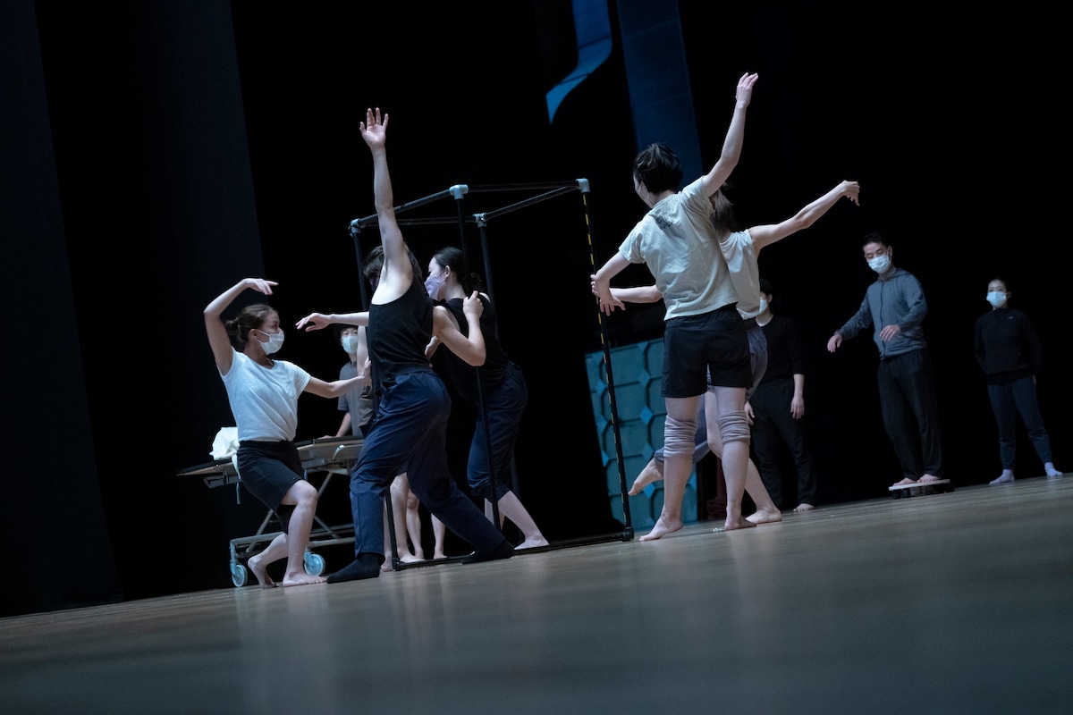 「浜辺のアインシュタイン」リハーサルの様子。(撮影:加藤甫)