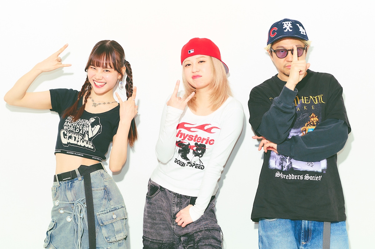 左からEmma、Menu、Kuboty。