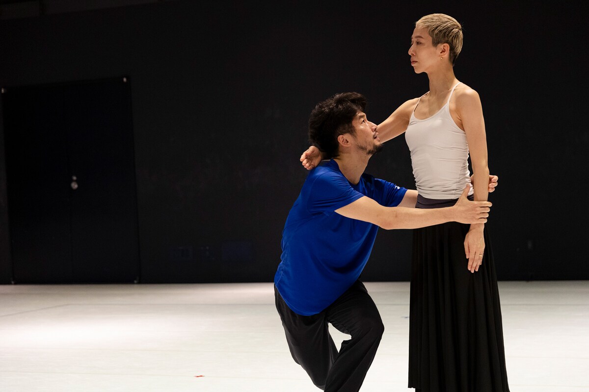 新作「Suspended Garden－宙吊りの庭」稽古の様子。