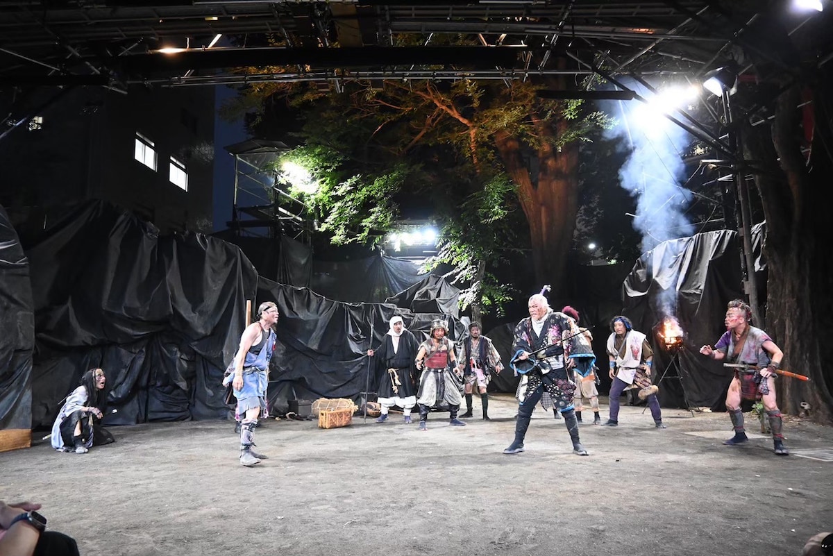 椿組2024年夏・花園神社野外劇「かなかぬち」～ちちのみの父はいまさず～より。