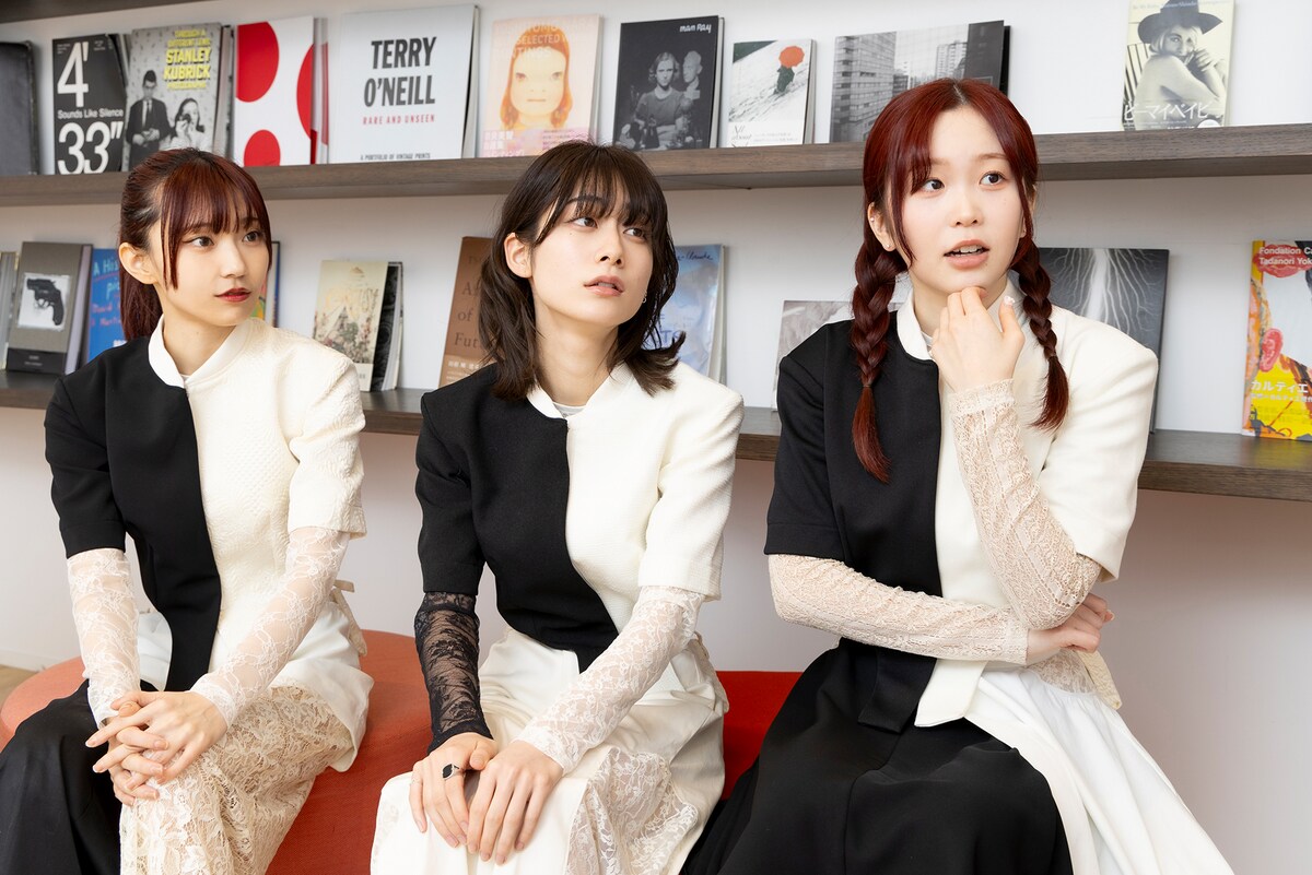 左からmaho、mikina、mayu。