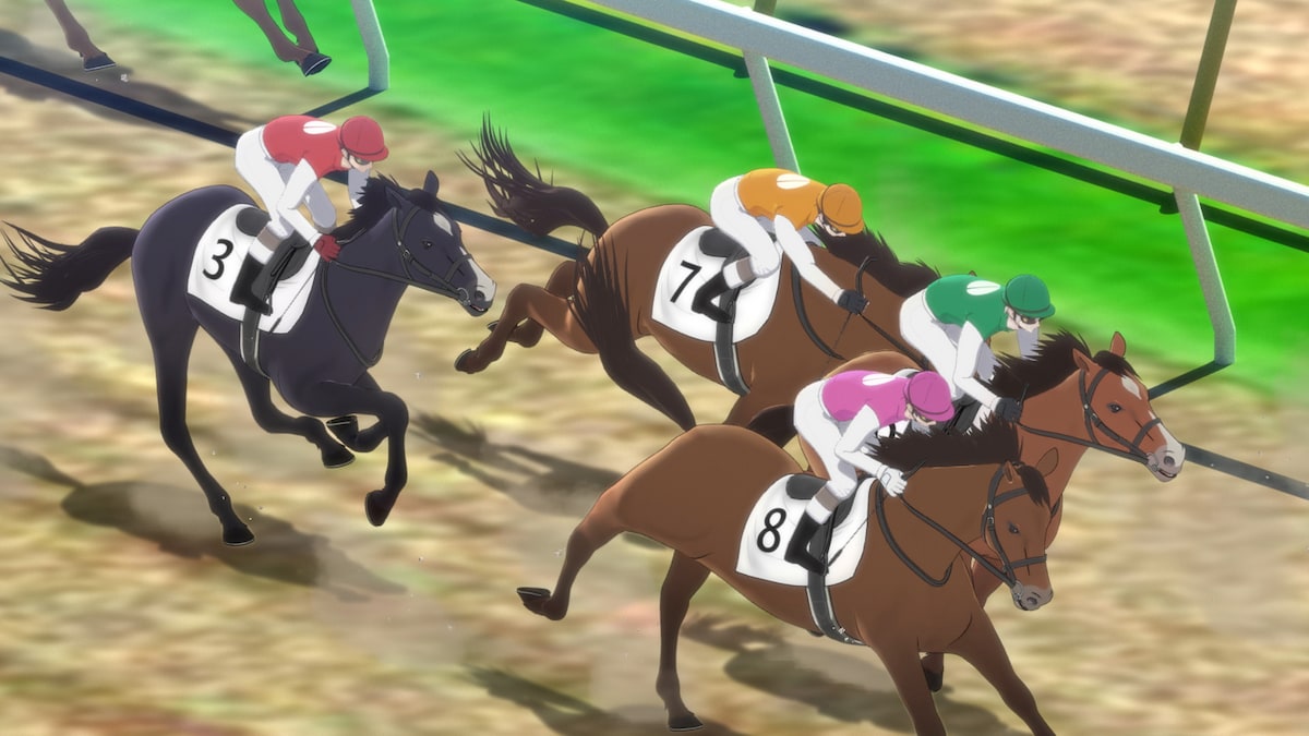 第12話より。卒業まで残り半年となった41期生たちは、全8回の模擬レースに挑む。