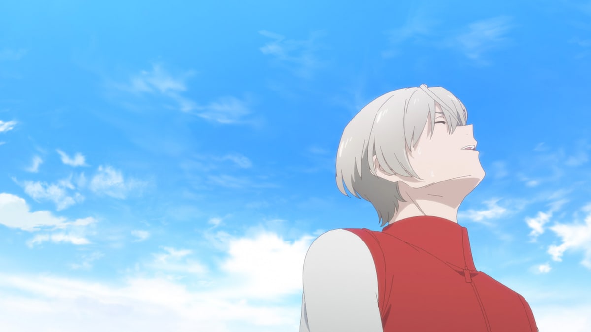 第13話より。あおきえいが言及している、天音・グレイスのあおりのカット。