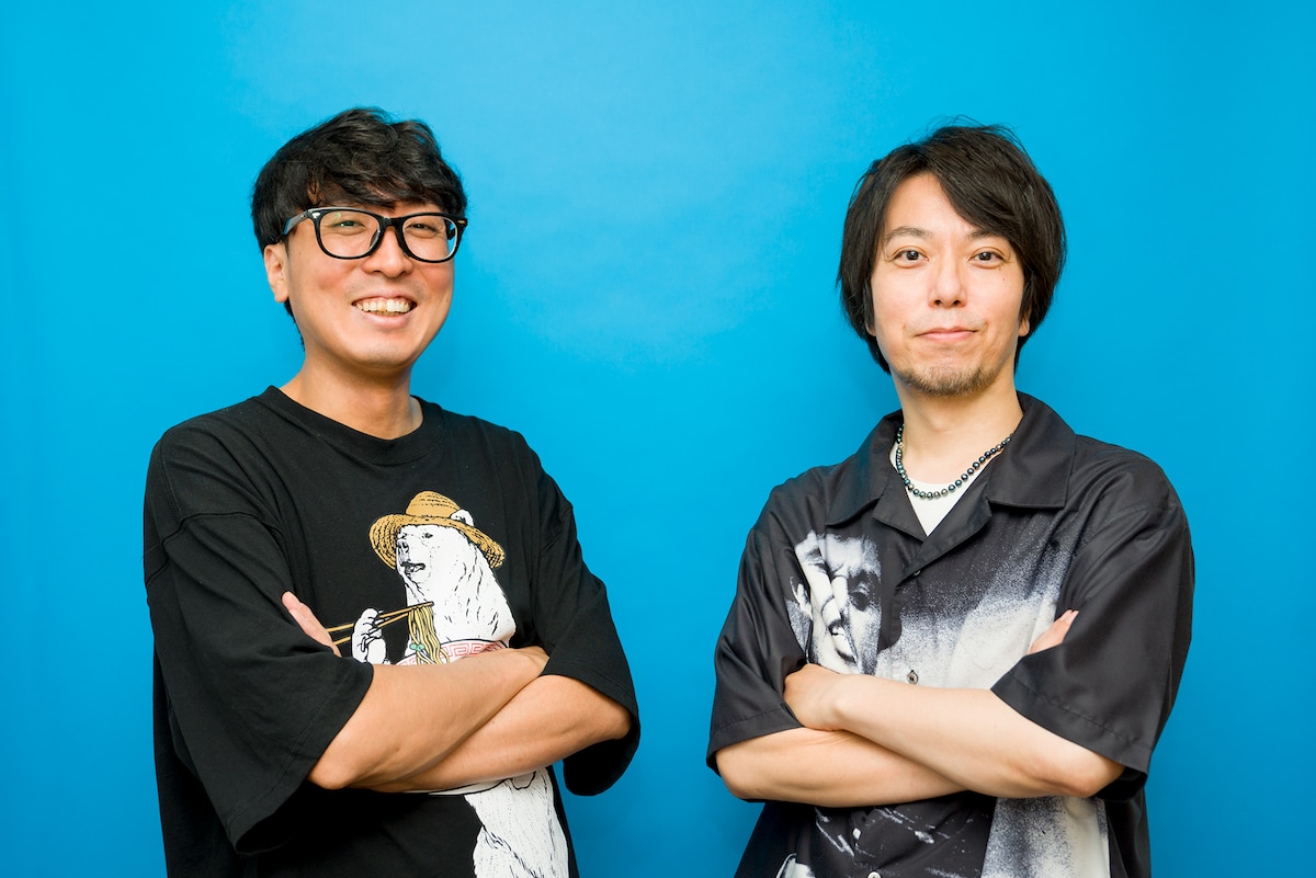 左から加藤誠、あおきえい。