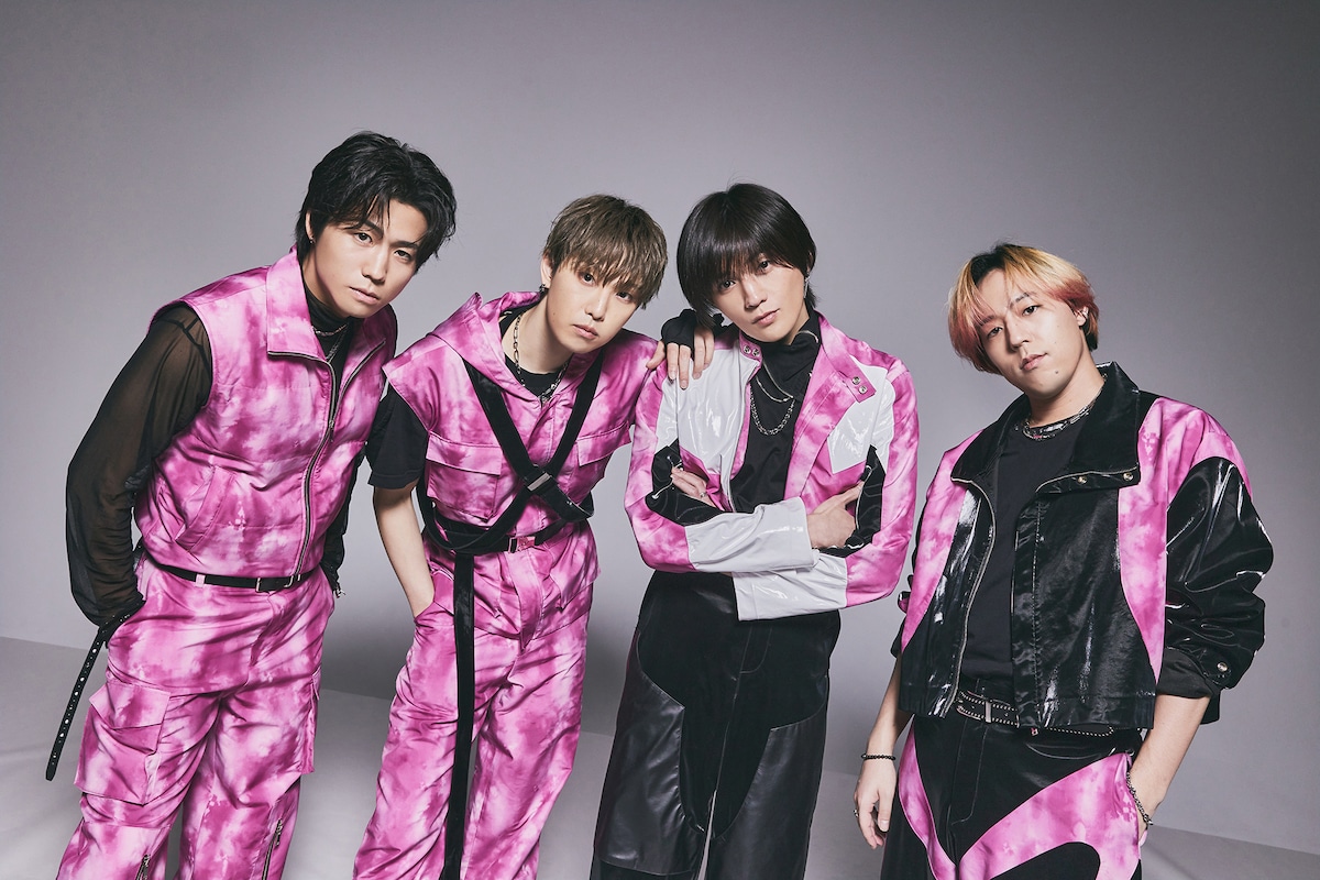 左から瀬口黎弥、堀夏喜、八木勇征、世界。