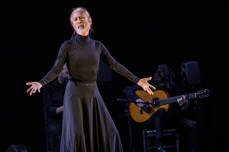 小島章司。（Compañía Internacional de Flamenco Shoji Kojima_ Festival de Jerez 2023）©Ana Palma