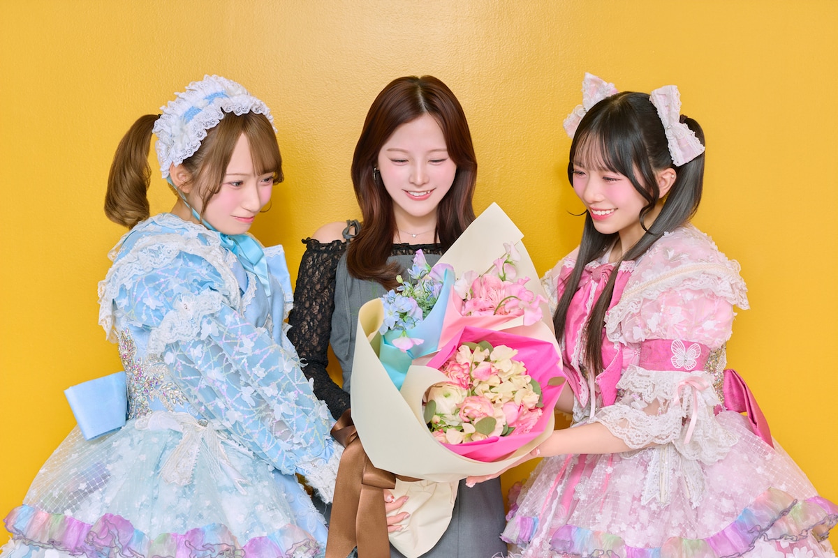 左から音井結衣、齊藤なぎさ、栗田なつか。