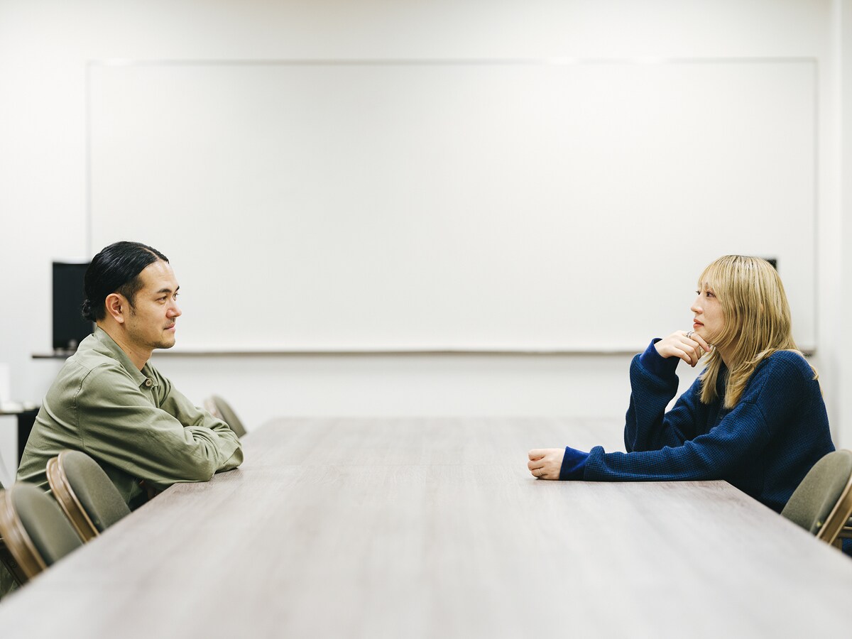 左から武田信幸（LITE）、マスダミズキ（miida）。