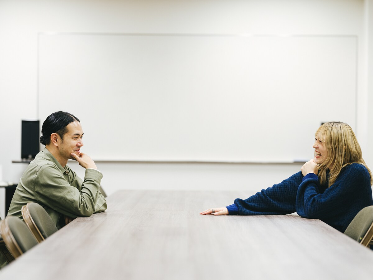 左から武田信幸（LITE）、マスダミズキ（miida）。