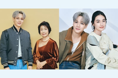 映画「富士山と、コーヒーと、しあわせの数式」特集 豆原一成（JO1）×市毛良枝 / 豆原一成（JO1）×八木莉可子対談 | 本当のおばあちゃんと孫みたい！優しさたっぷりな家族の物語