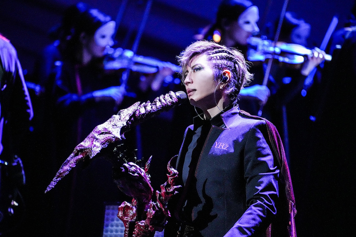 12月23日に東京・すみだトリフォニーホールで開催された「GACKT PHILHARMONIC 2025 魔王シンフォニー THE REVIVAL」の様子。