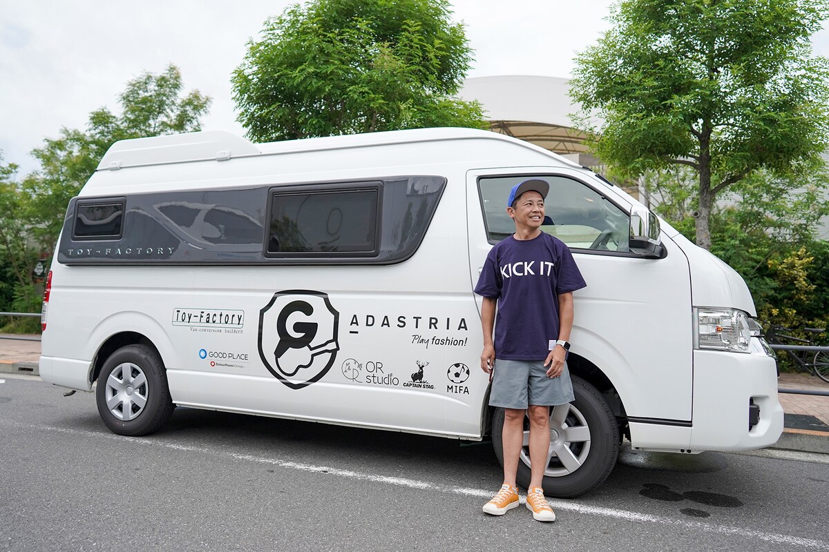 GAKU-MCプロデュースのキャンピングカー。