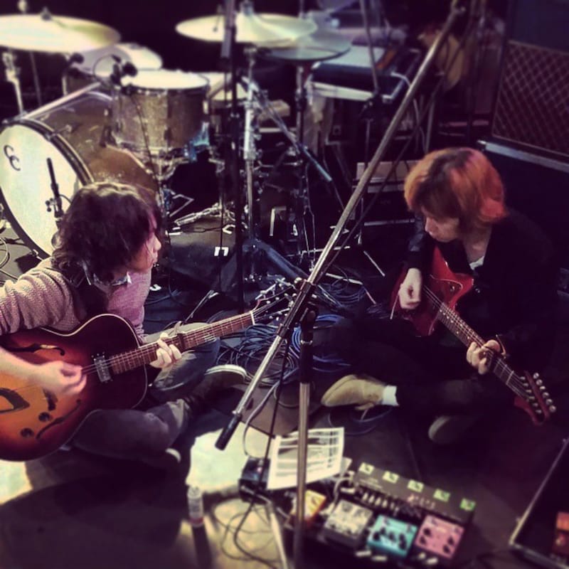 2014年の尾崎雄貴とDAIKI。