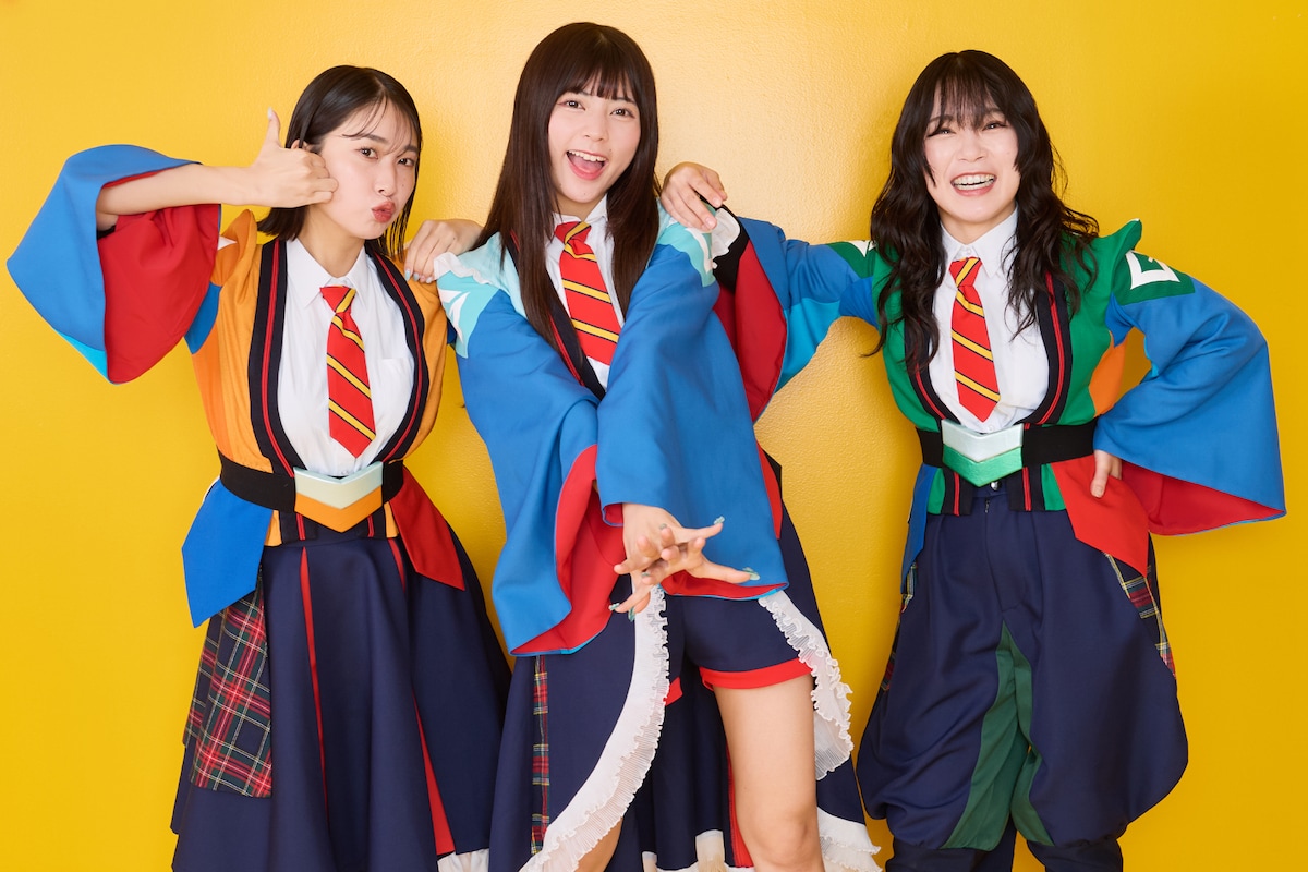 左からキャン・GP・マイカ、カ能セイ、ヤママチミキ。