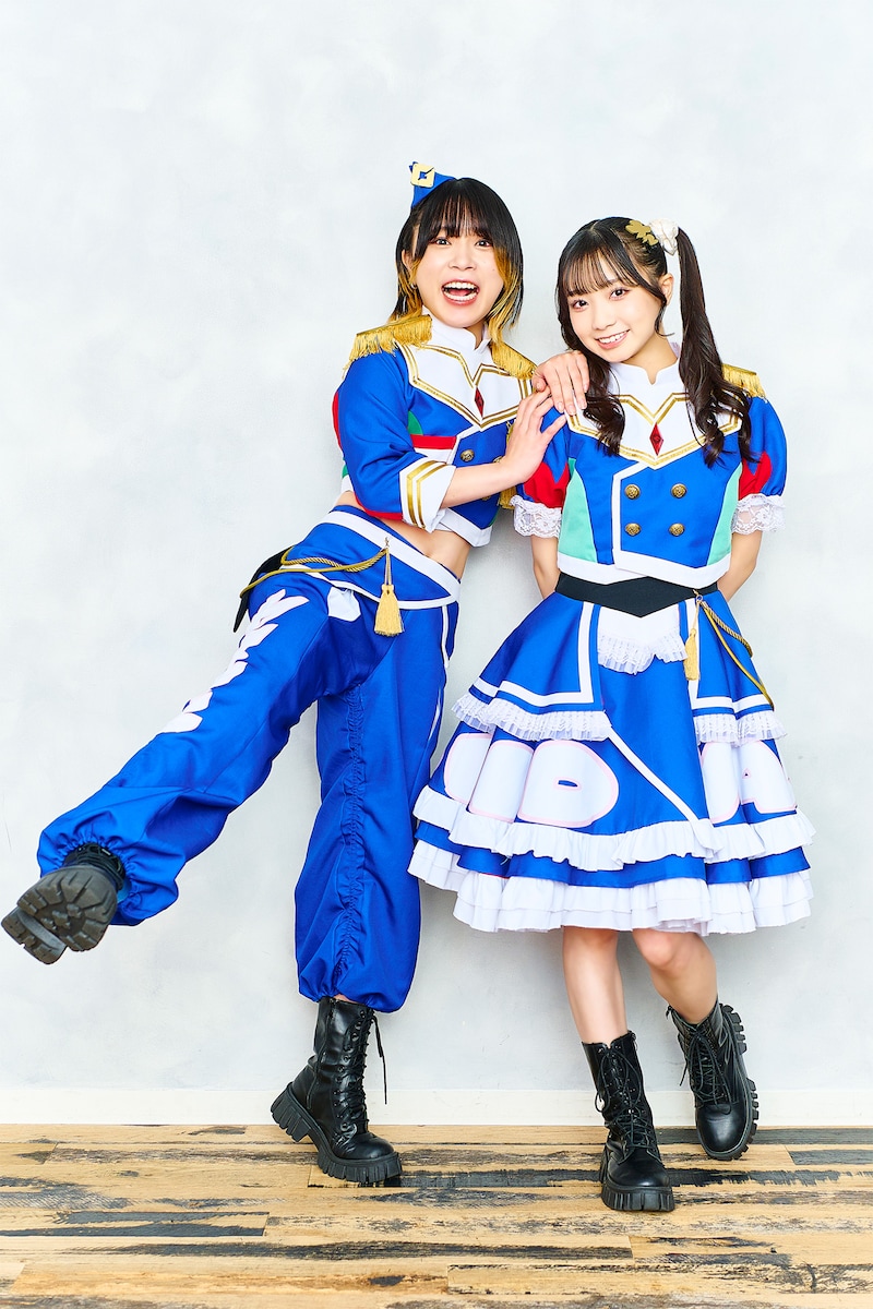 左からヤママチミキ、ナルハワールド。