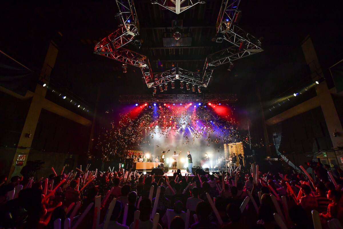 優勝者決定の瞬間。