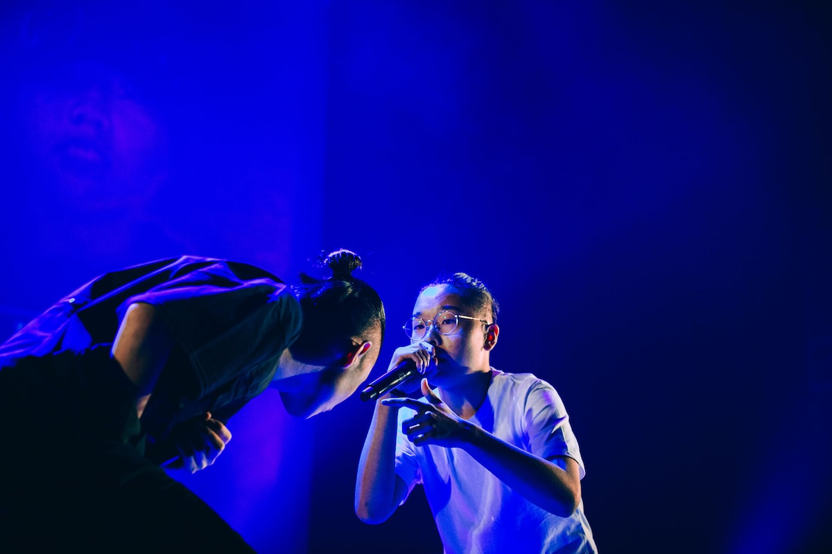 左から楓、lil林。