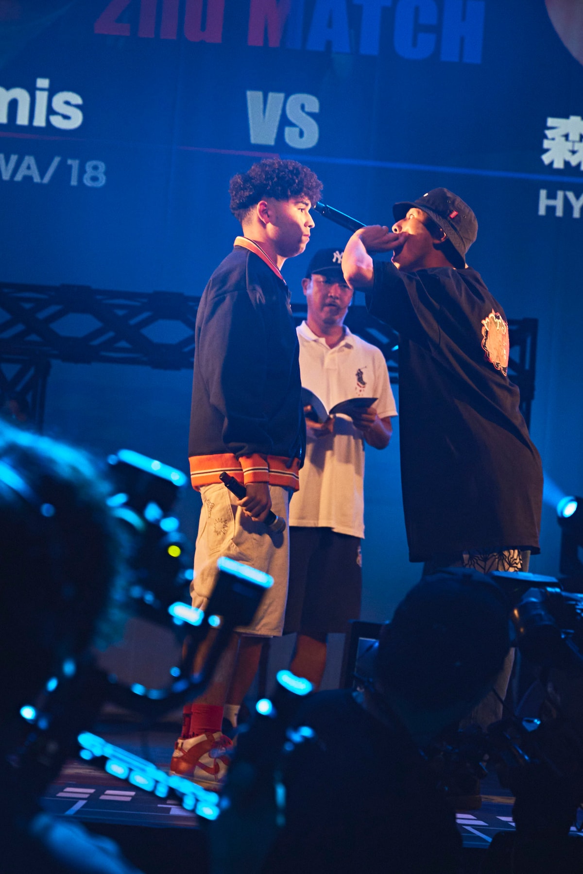 左からShamis、森月竜。