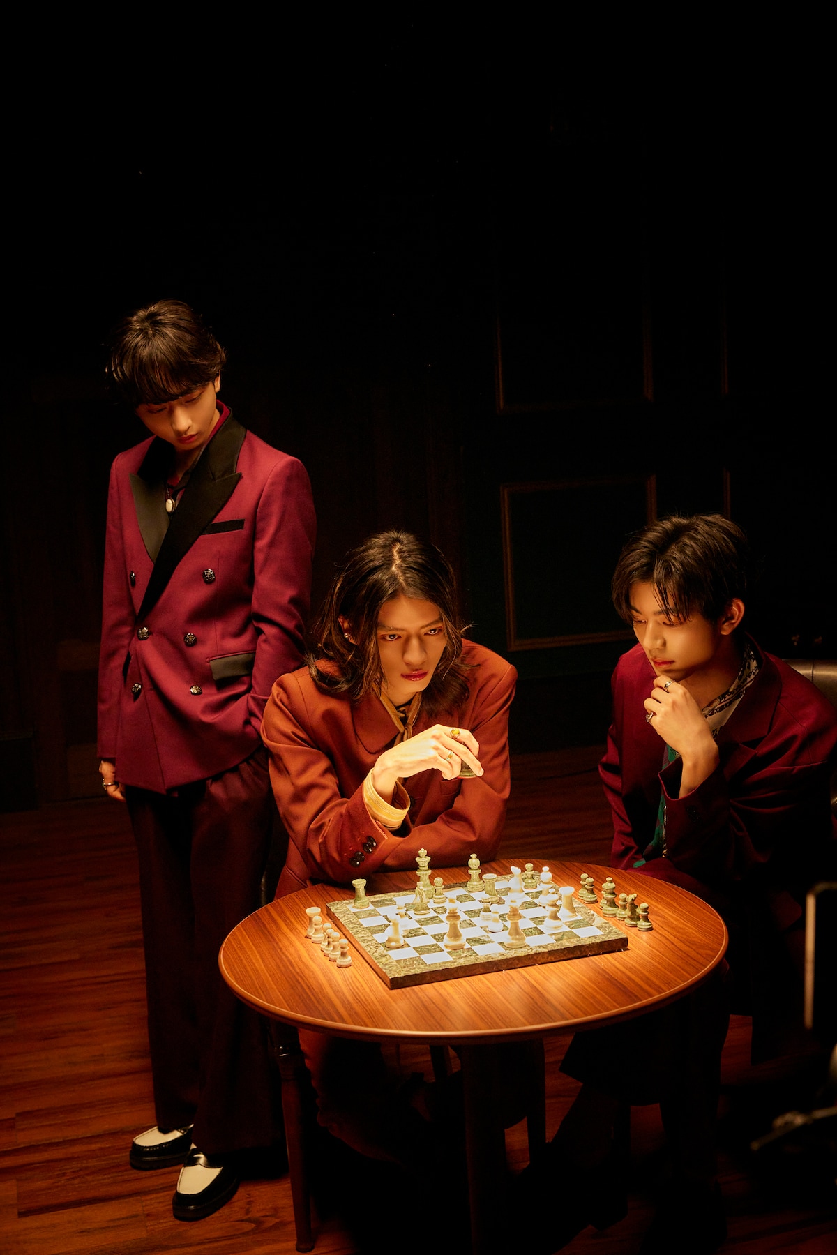 左から長野凌大、杢代和人、吉澤要人。