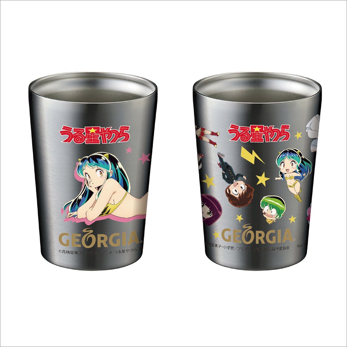 「ジョージア オリジナルデザイン うる星やつら ステンレスタンブラー」