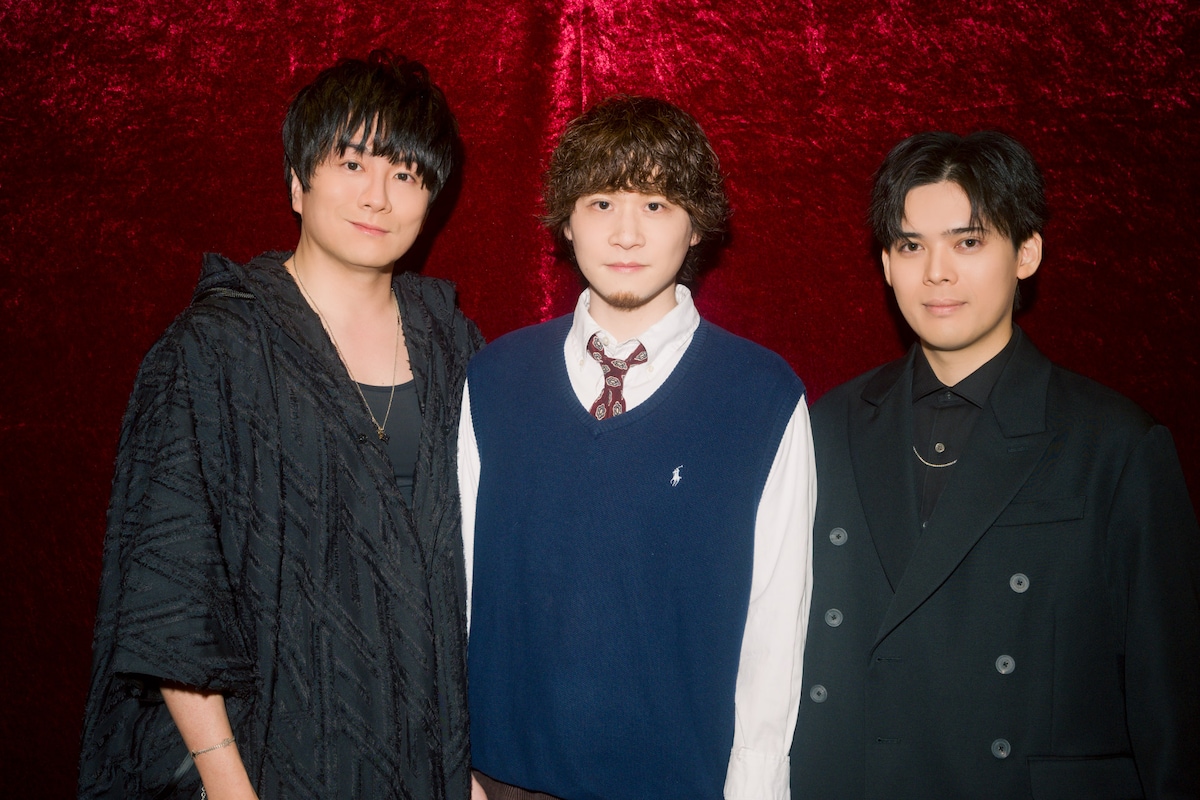 左から上松範康、近藤世真、堀川大翼。