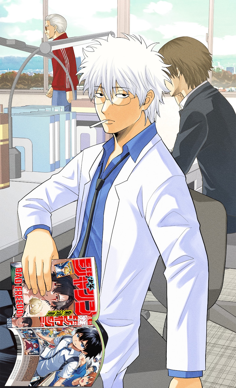 「銀魂 3年Z組銀八先生 とぅぅぅんん!!」カラーカット