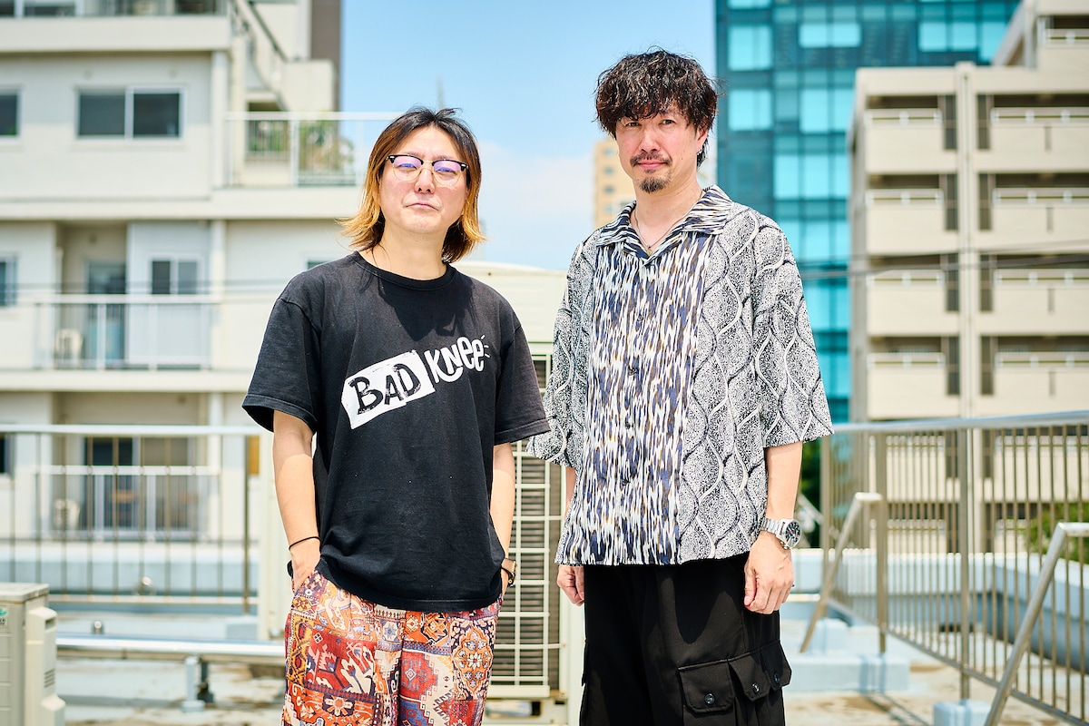 松隈ケンタ、坂田鉄平（POPPiNG EMOプロデューサー）。