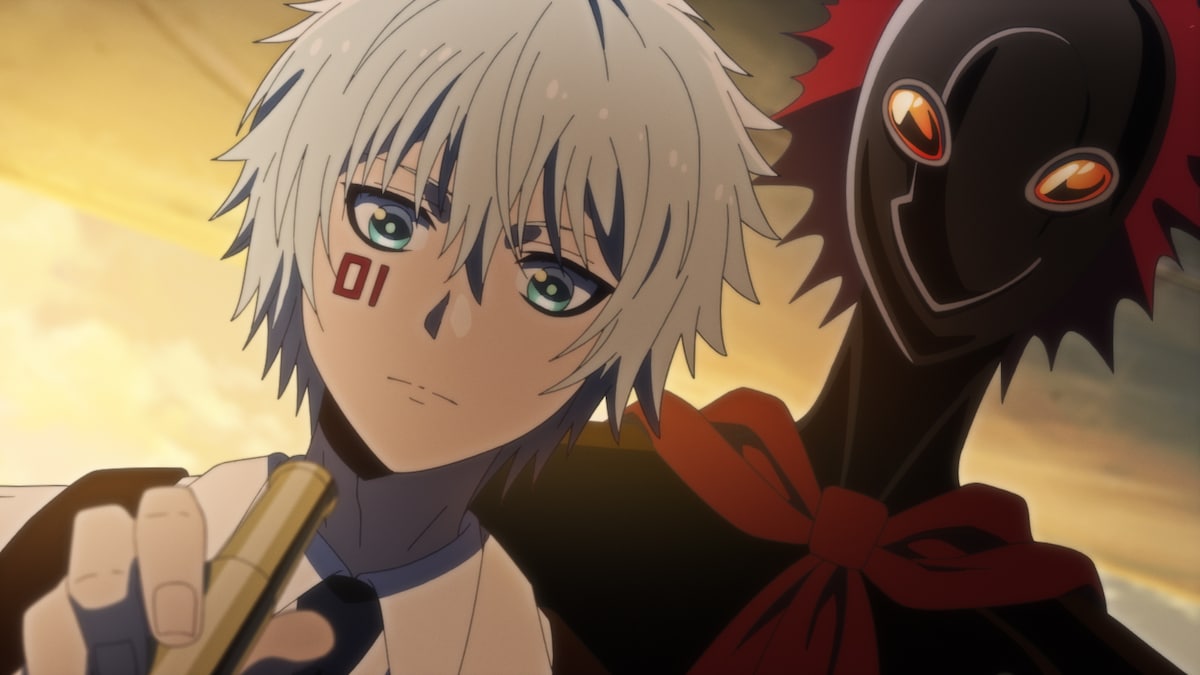 第3話より、レオンとサスマタ。