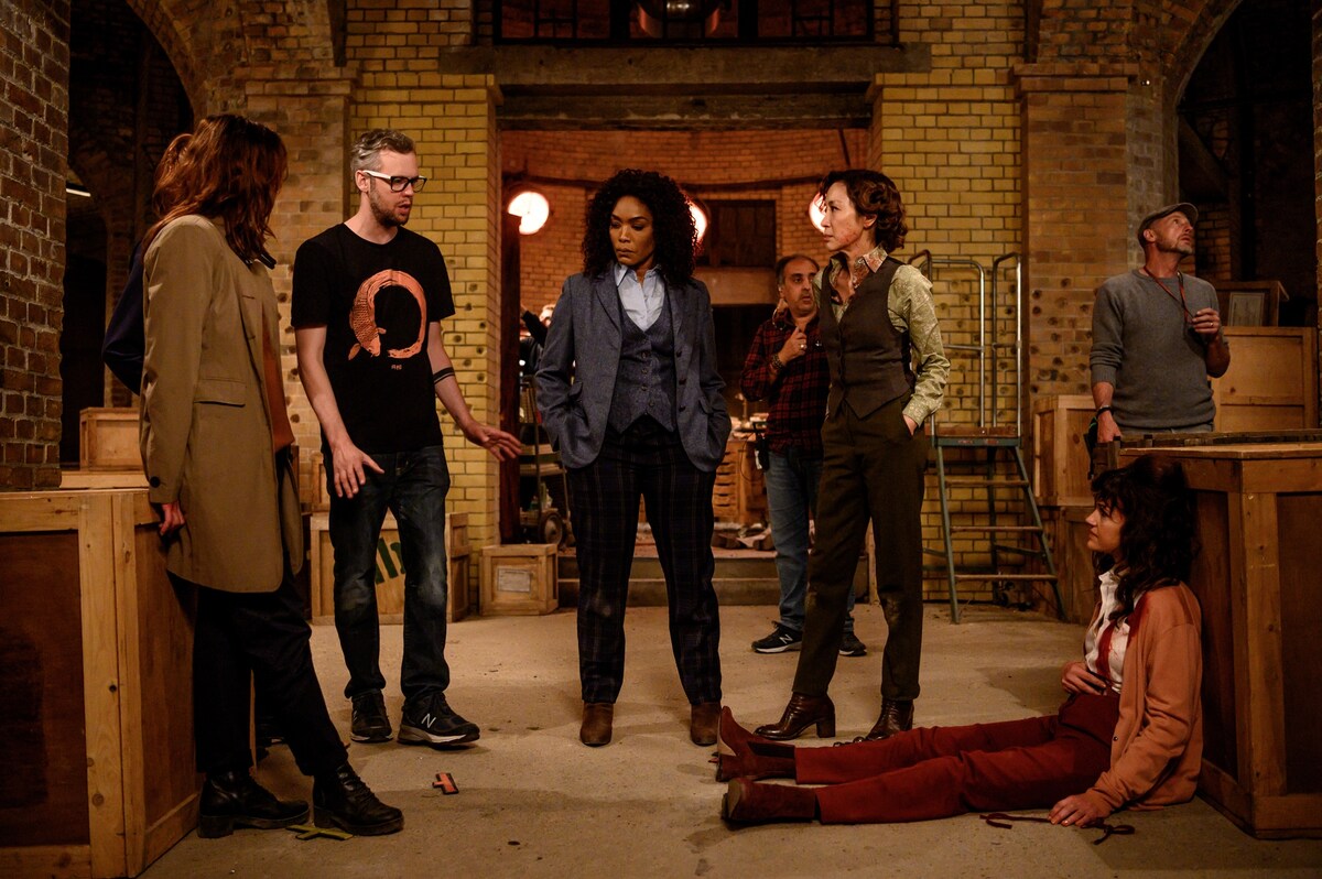 「ガンパウダー・ミルクシェイク」メイキング写真