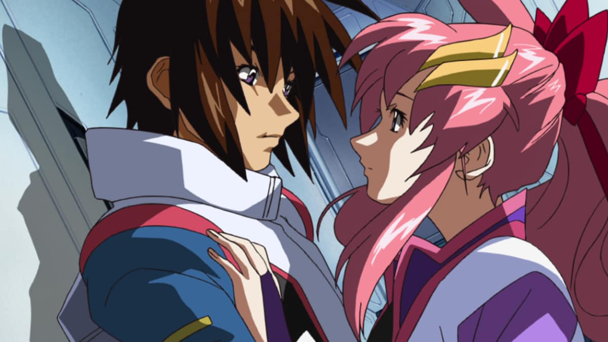 アスランの婚約者として登場したラクス。キラにとっては敵国の歌姫だったが、瀕死のキラをラクスが助けたことで、心を通わせていく。