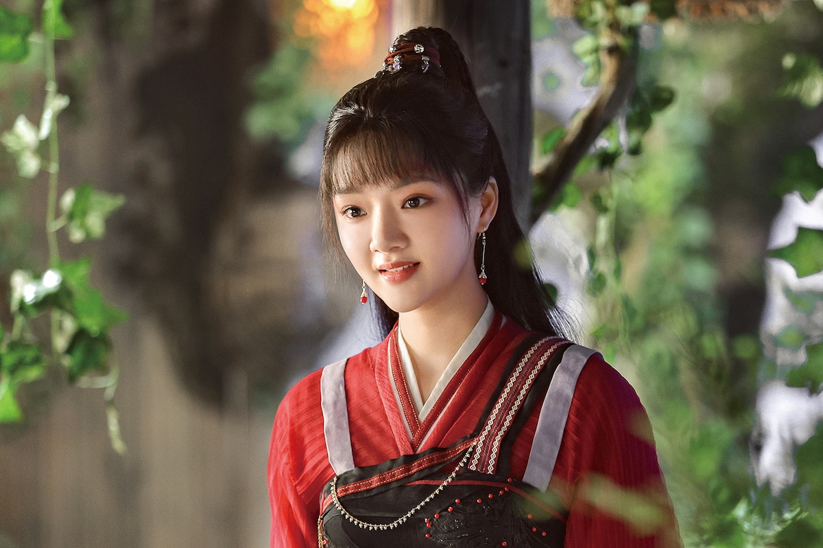 「玉骨遥(ぎょっこつよう)」より、レン・ミン演じる朱顔(しゅがん)。