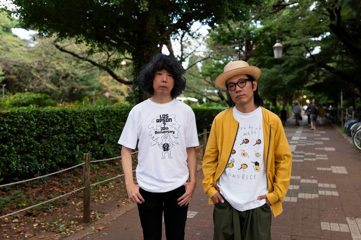 左から坂本慎太郎、永積 崇（ハナレグミ）。