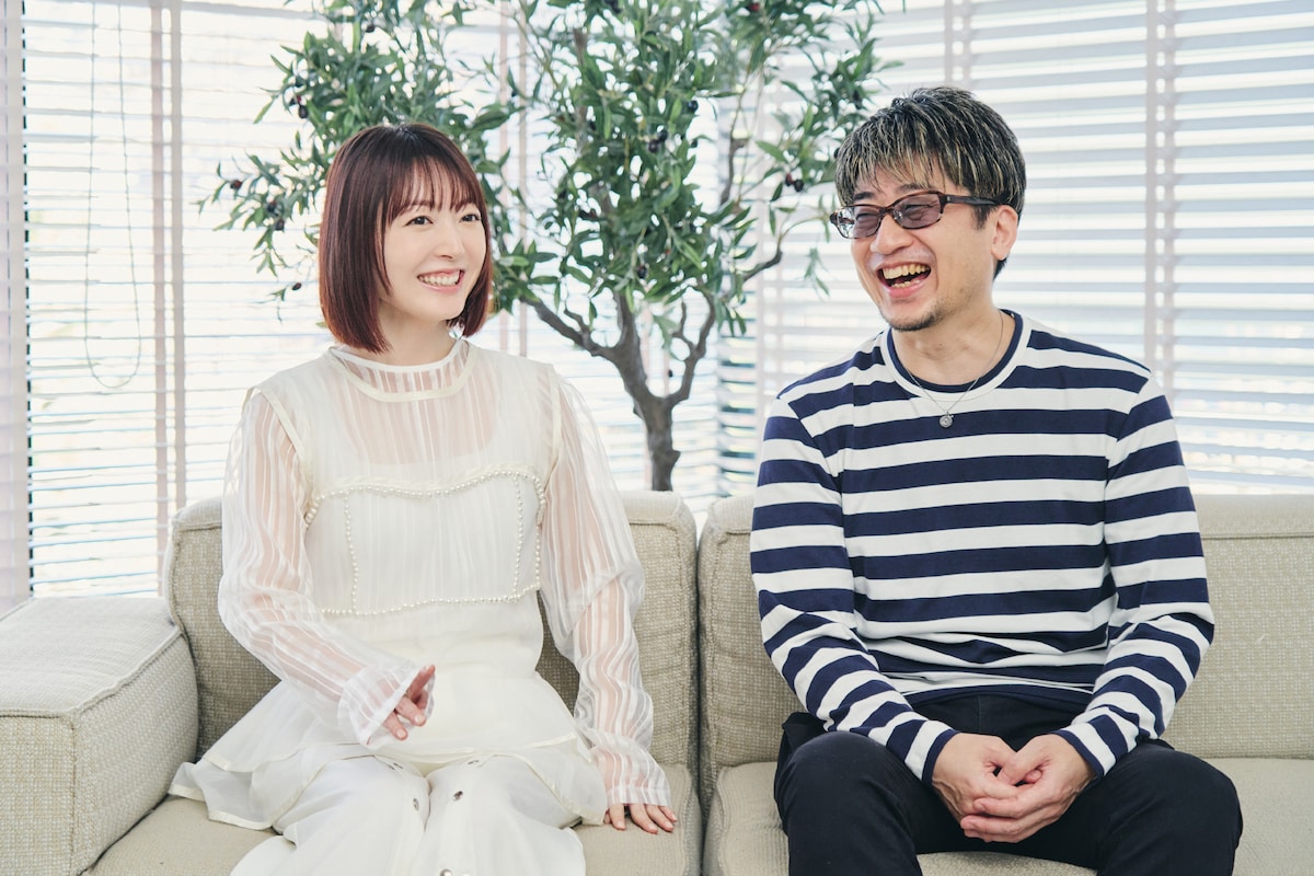 左から花澤香菜、北川勝利。