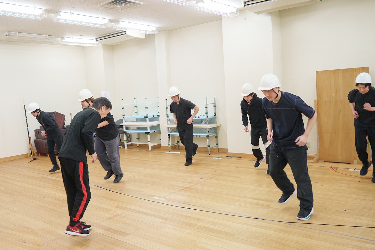 「反乱のボヤージュ」稽古の様子。