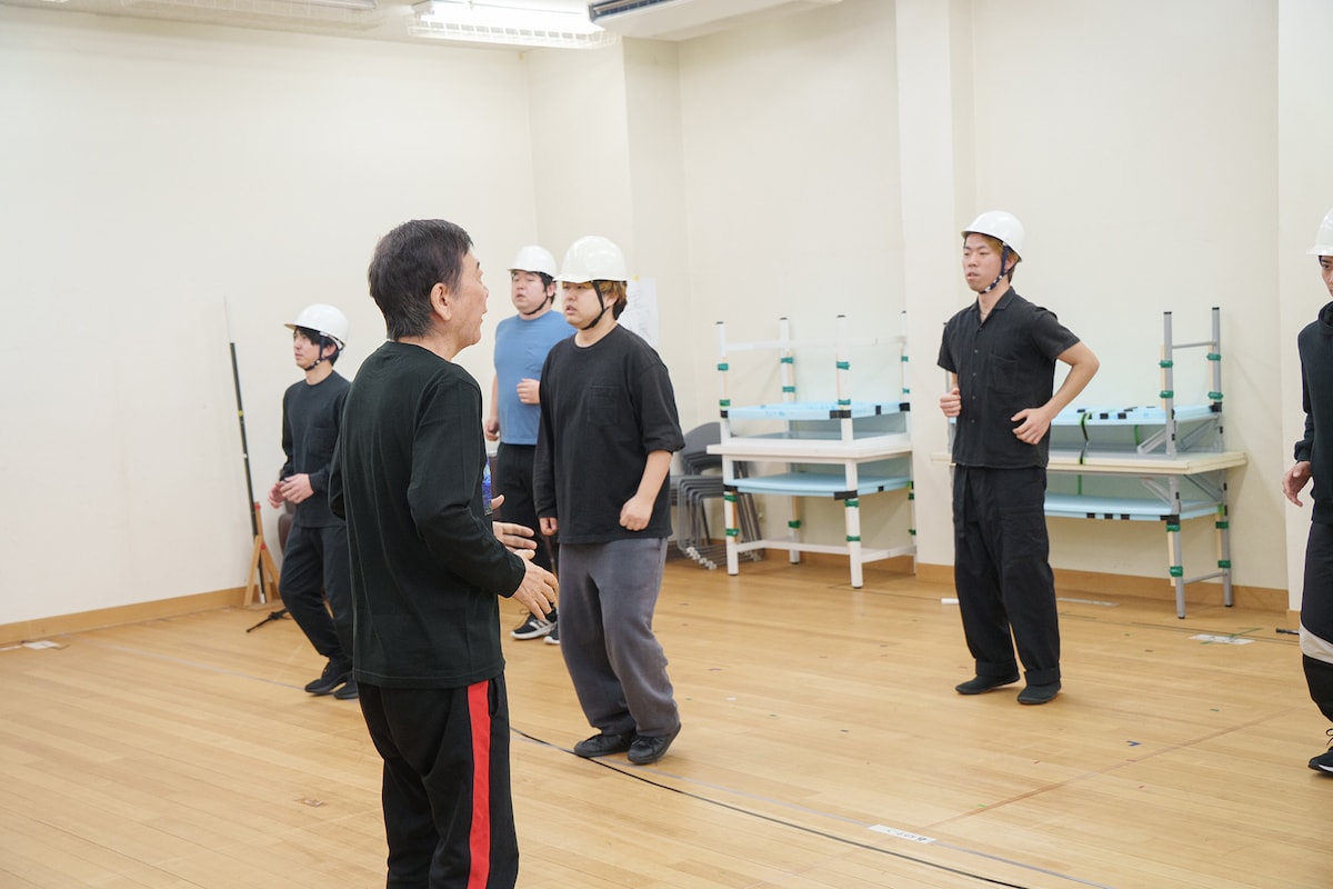 「反乱のボヤージュ」稽古の様子。