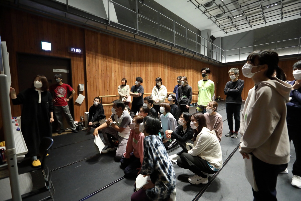 市民と創造する演劇「悲劇なんてまともじゃない」稽古の様子。（撮影：伊藤華織）