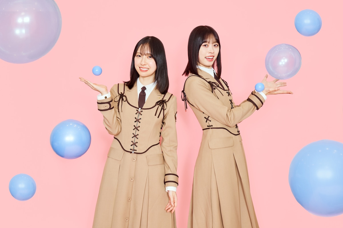 左から金村美玖、髙橋未来虹。