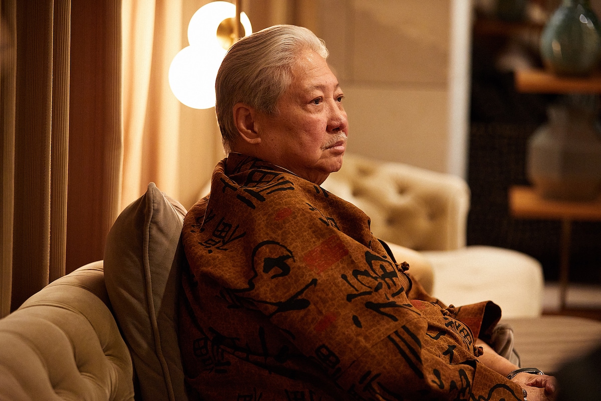 取材に応じるサモ・ハン